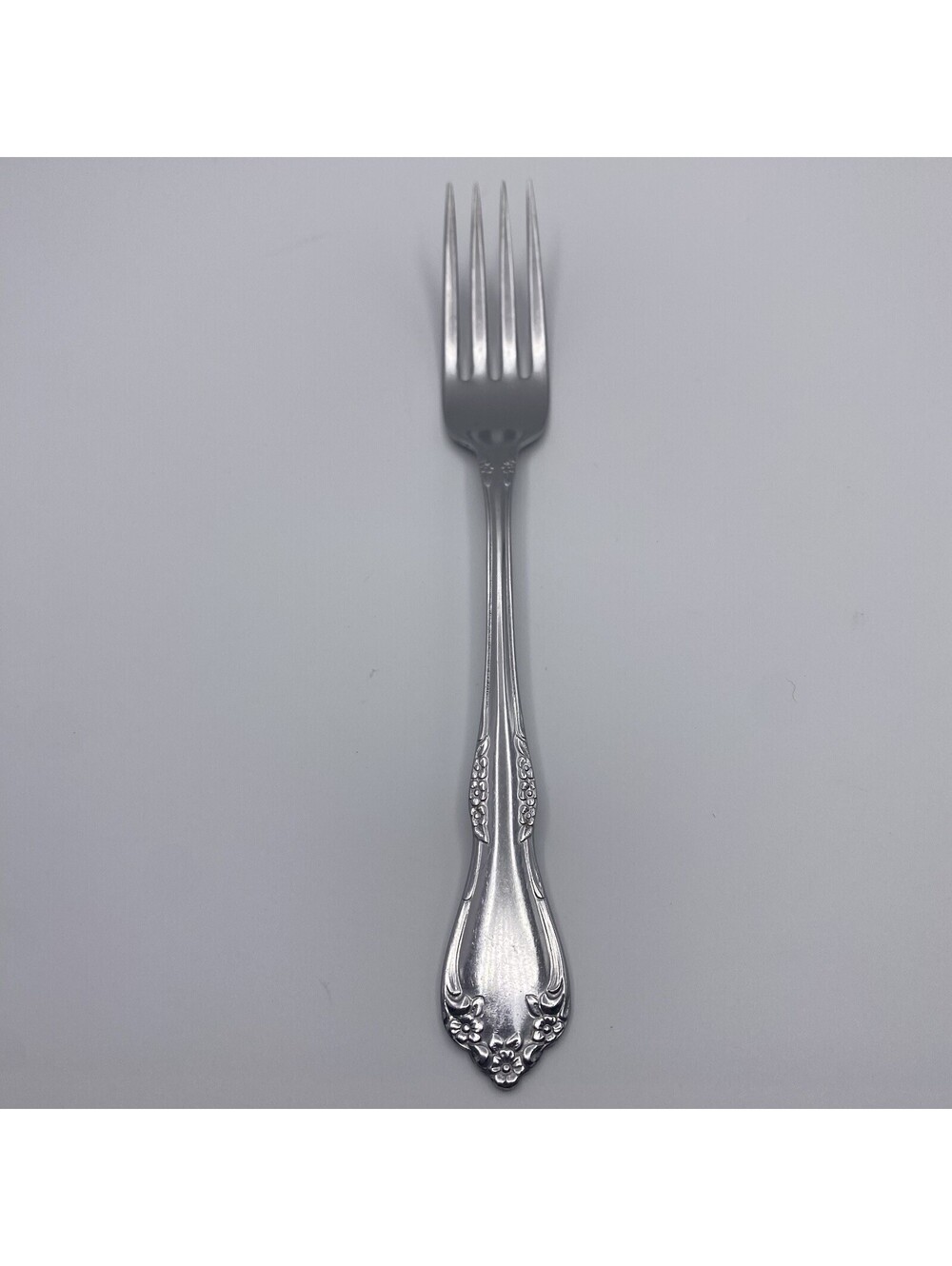 1 Dinner Fork Mansfield Amadeus Oneida Deluxe Floral WM A Rogers Stainless 7.25"